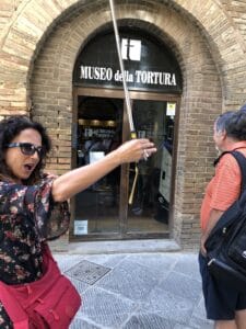 Our Travel Director at work
