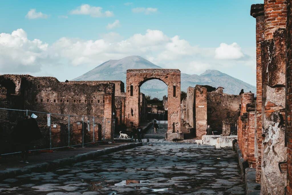 2000 yr old streets of Pompeii