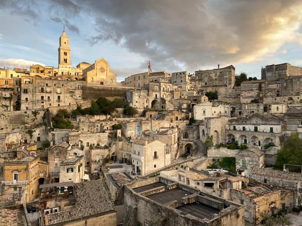 Landscape of Matera Italy