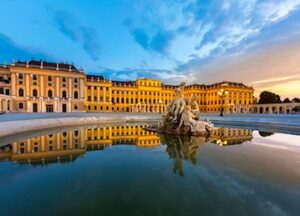 Vienna Schonbrunn Palace at Twilight