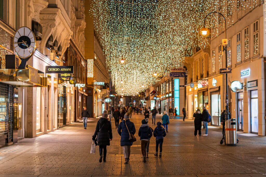 Shopping in Vienna Austria