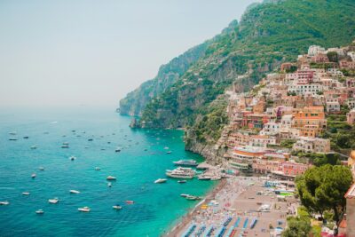Beautiful coastal towns of Italy - scenic Positano in Amalfi coast