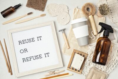 Reuse it or refuse it. Letter box and eco friendly home accessories