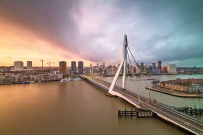 Rotterdam, Netherlands Skyline