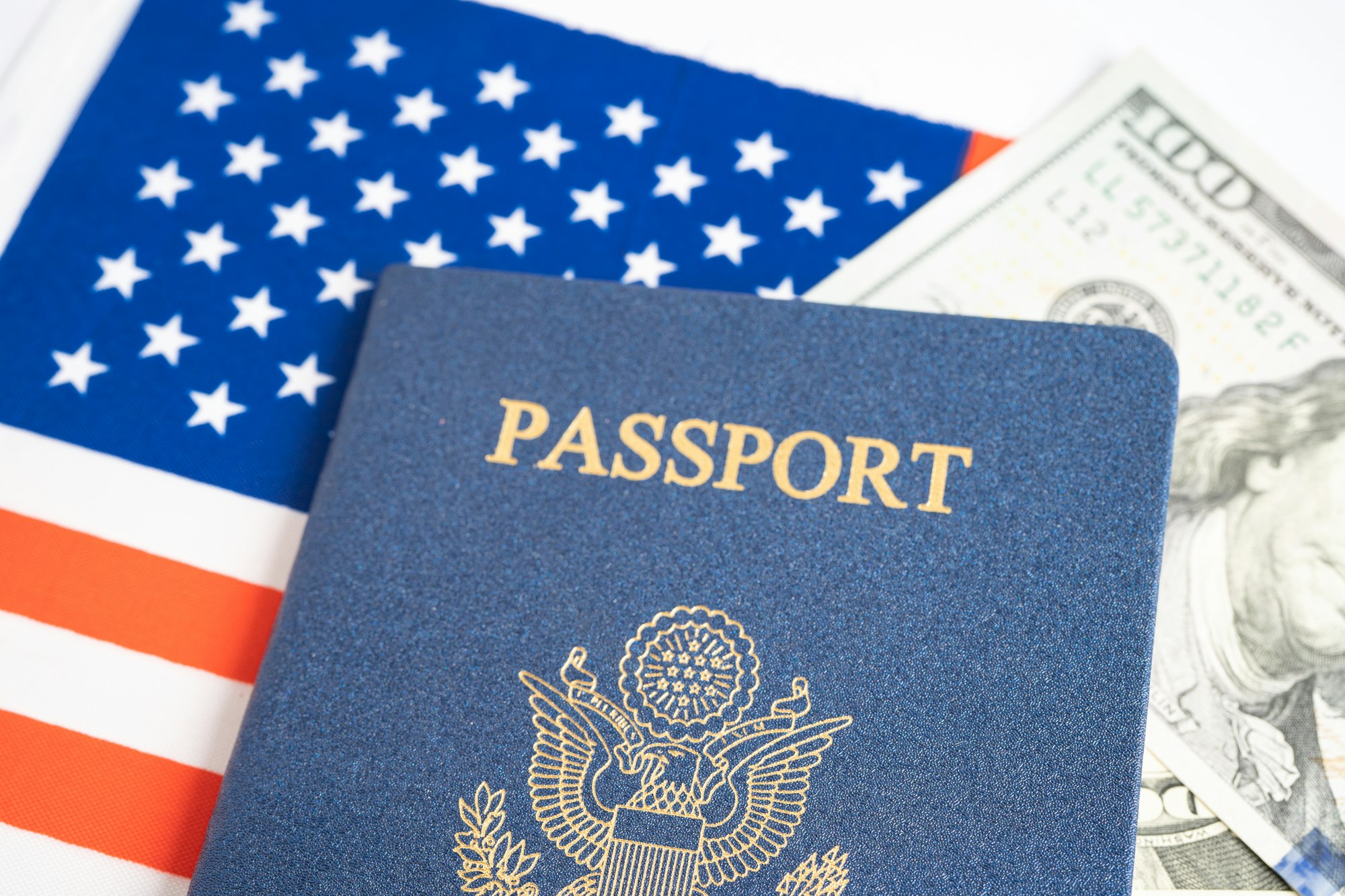 US passport issued to citizen and national of the United States of America to travel