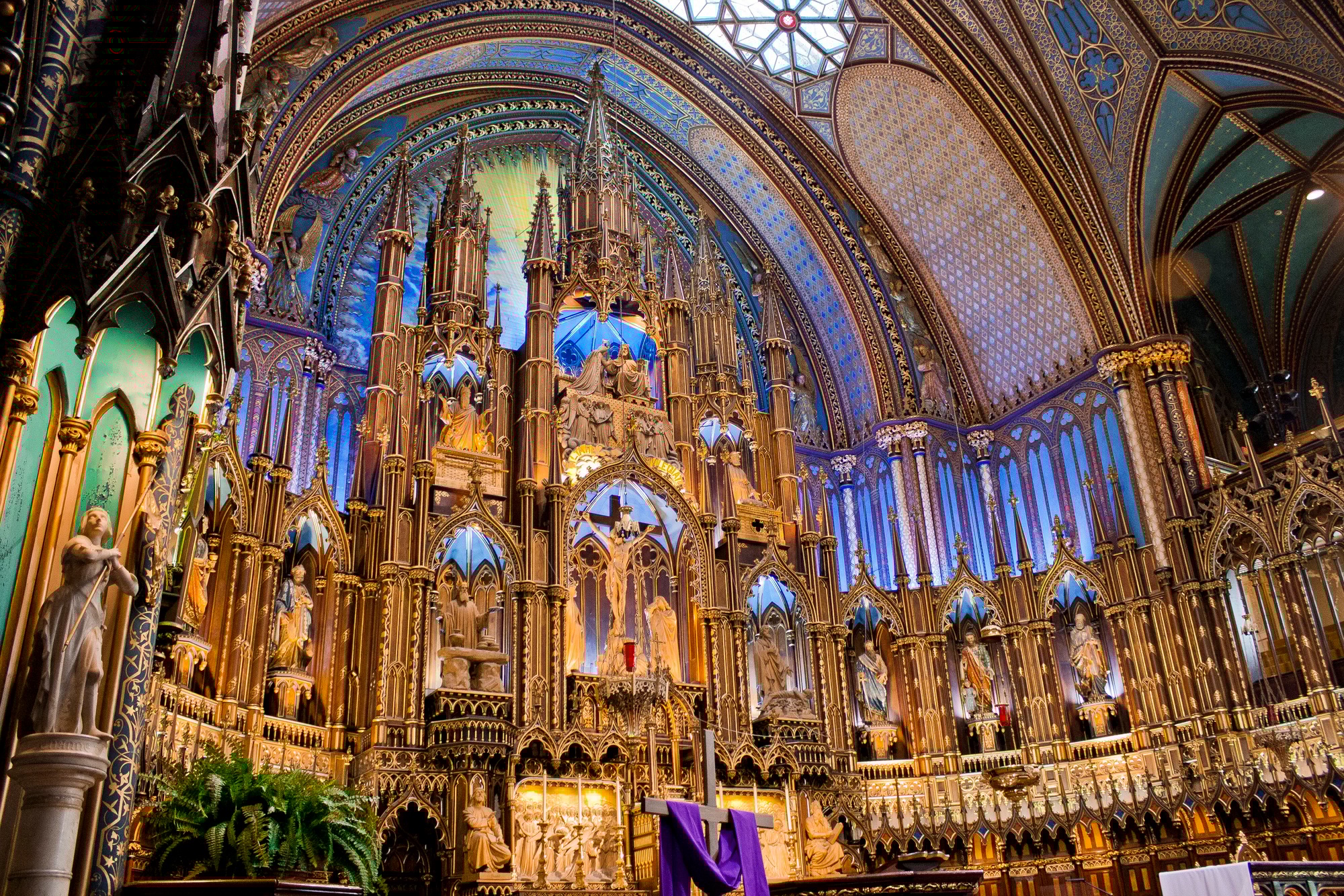 Cathedral in Montreal
