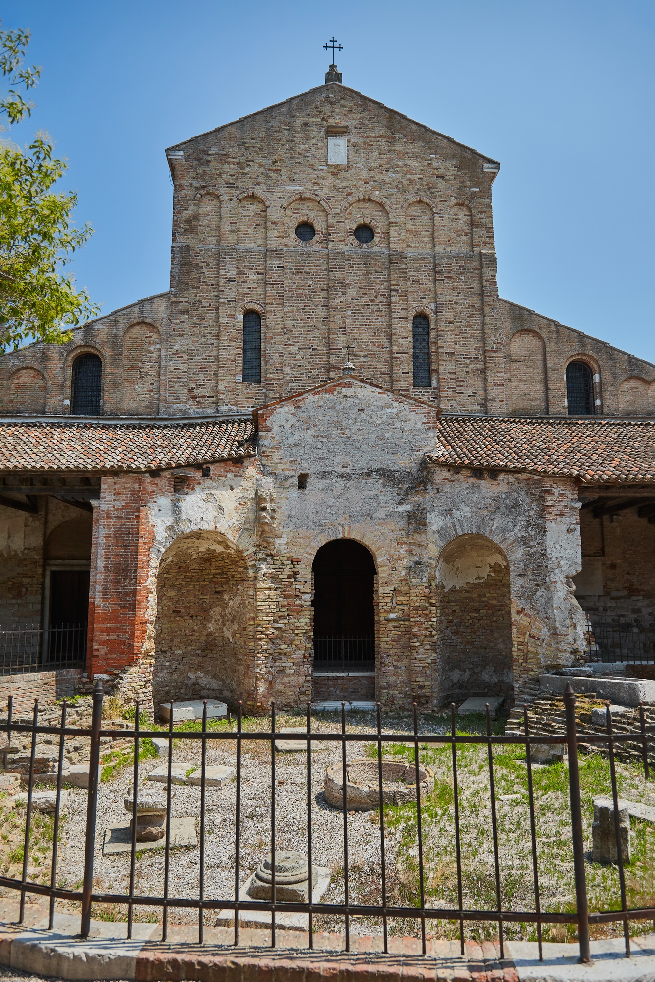 The Church of Santa Maria Assunta in Torcello island. Italy, Venice. Exterior of the cathedral.